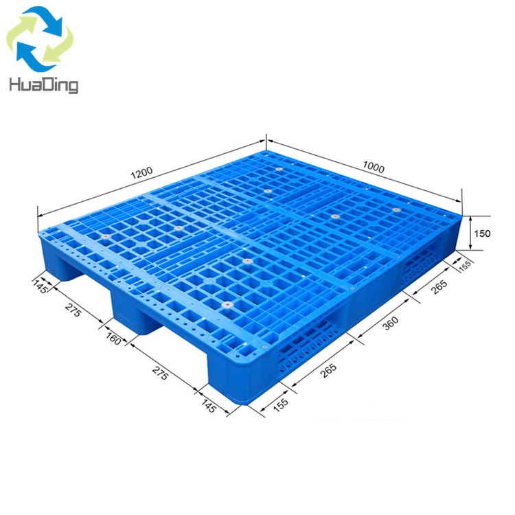 1200*1000 Drei-L&auml;ufer-Gitterdeck, regalf&auml;hige Kunststoffpalette