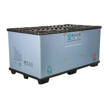 Große zusammenklappbare Kunststoff-Palettenbox zur Aufbewahrung