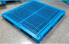 Quadratische doppelseitige Lager-Kunststoffpaletten aus Polyethylengeflecht