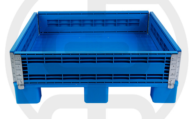 Wiederverwendbare solide Euro-FLC-Palettenboxaufsätze aus faltbarem Kunststoff
