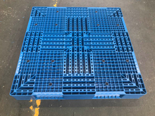 1200 x 1200 wiederverwendbare doppelseitige Kunststoffpalette mit offenem Deck