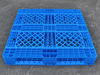 1100 x 1100 4-Wege-Lagergitter-Kunststoffpalette mit Stahlverstärkung