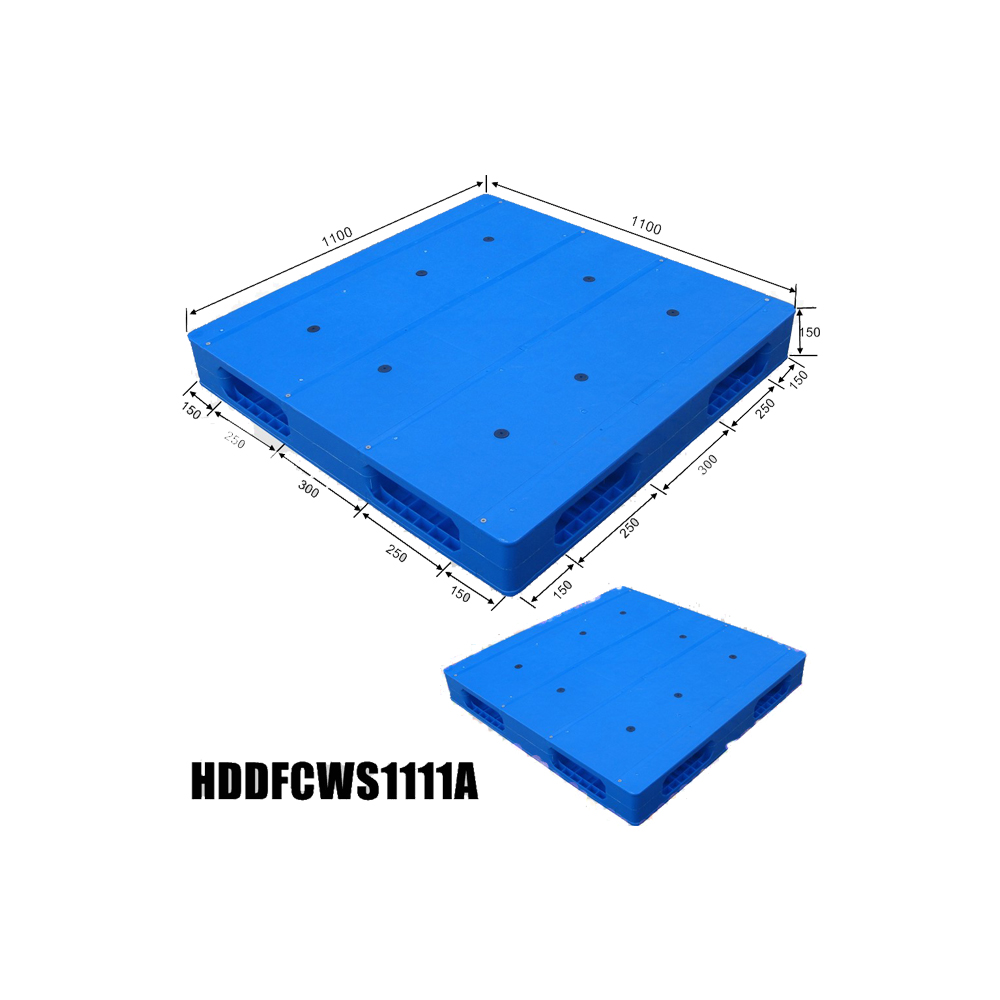  Stapelbare 6-Lauf-Lagerpaletten aus Kunststoff 