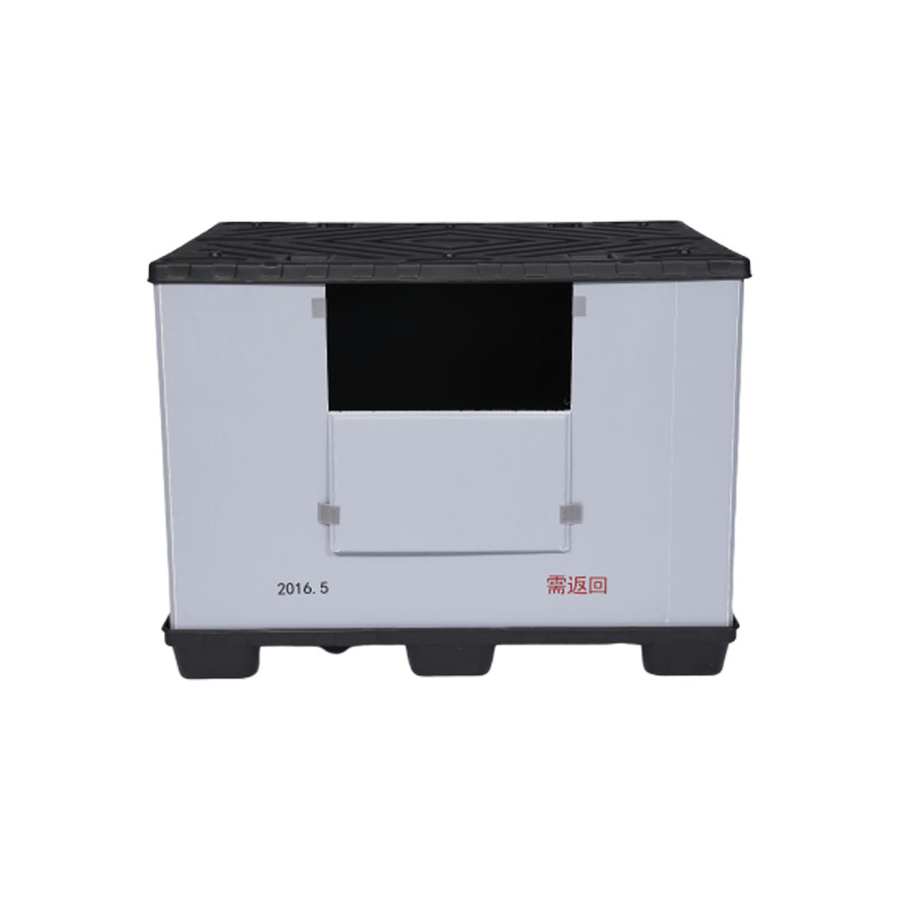 Robuste, zusammenklappbare, stapelbare Kunststoffkisten