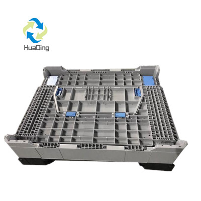 Stapelbare, zusammenklappbare gro&szlig;e Kunststoffbeh&auml;lter