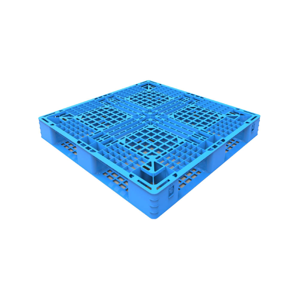 Blaue Kunststoffpaletten, einseitige Kunststoffpalette