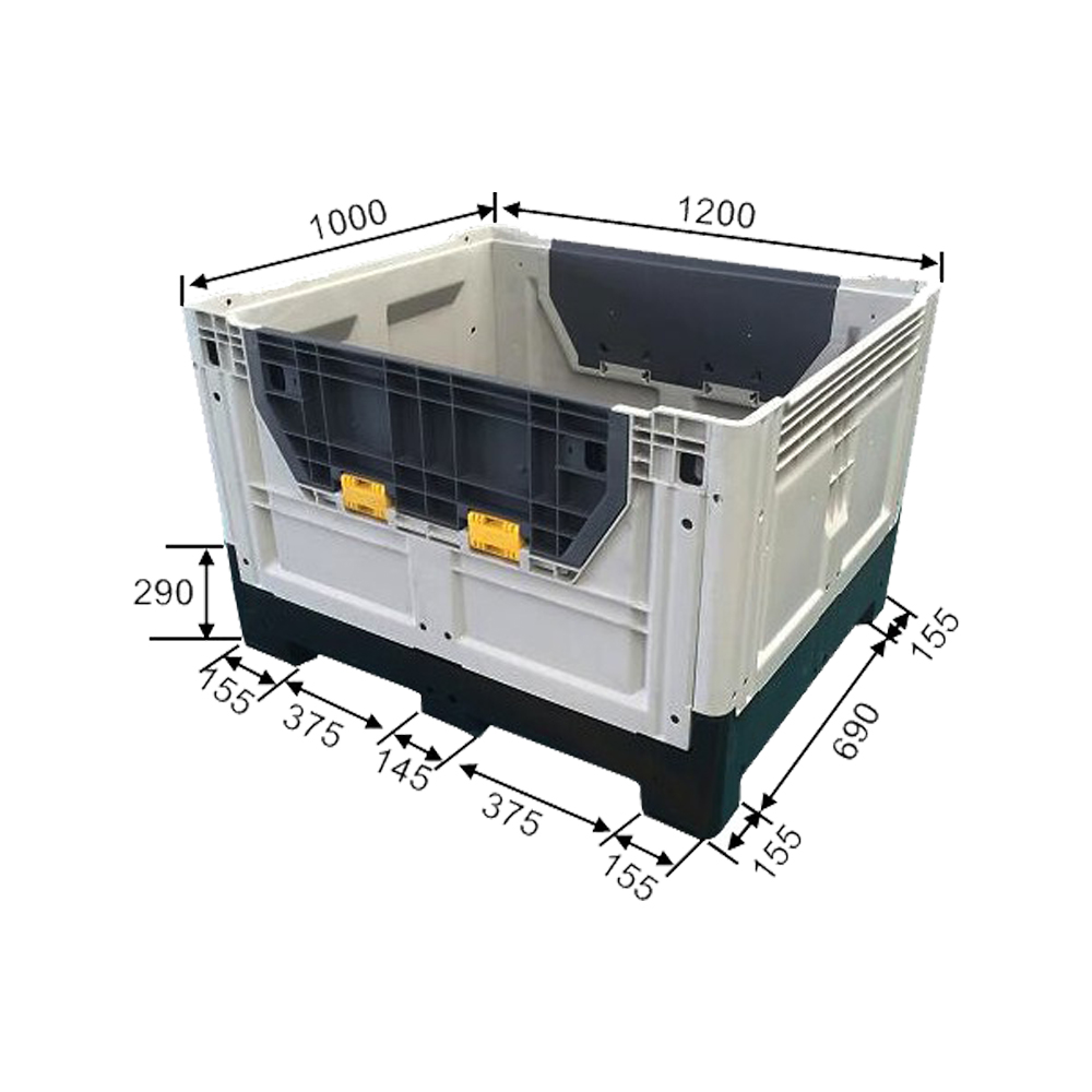 Kunststoffkiste in Lebensmittelqualit&auml;t f&uuml;r Transport und Lagerung