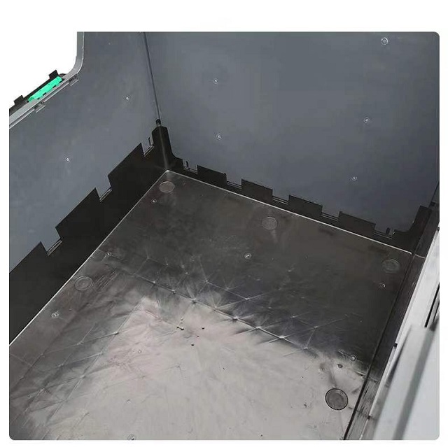 Recycelbare, hygienische Kunststoffpaletten-Aufbewahrungsbox für Gabelstapler