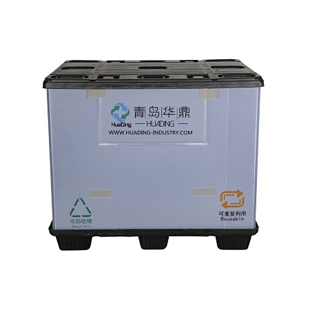 Hochwertige, stabile, faltbare Kunststoff-Palettenbox aus PP mit Ärmeln