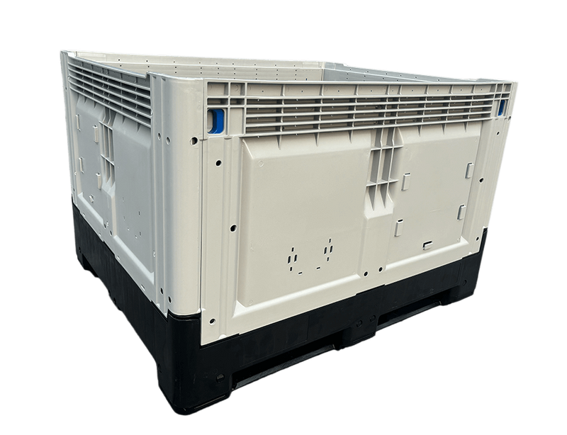 1200 x 1000 x 760 PP, faltbarer Kunststoff-Palettenbehälter für hygienische Lagerung