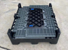 1200 x 1000 x 980 solide faltbare Kunststoff-Paletten-Aufbewahrungsbox mit Deckel