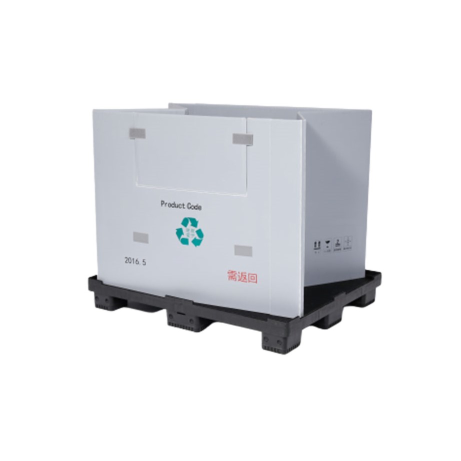 Wiederverwendbare Kunststoff-Paletten-Falthülsen-Großbehälter