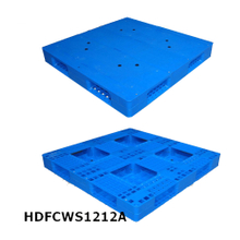 Einseitige Kunststoffpaletten mit glatter Oberfläche für das Lager 