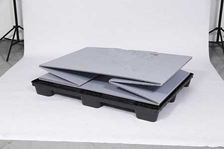 Sleeves faltbare Kunststoffbox mit Palette und Deckel