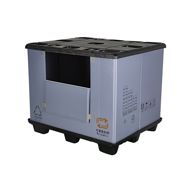 Kundenspezifische faltbare Kunststoffpalettenhülsenbox für die Verpackung