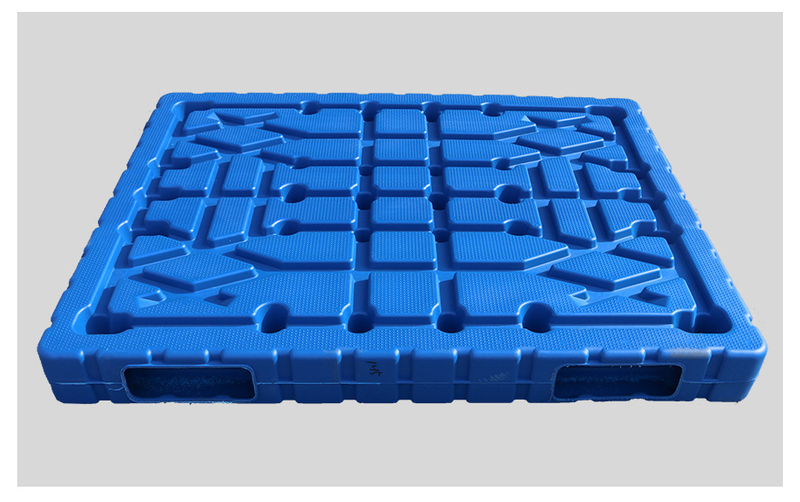 Stabile, stapelbare, wendbare, blasgeformte HDPE-Kunststoffpaletten