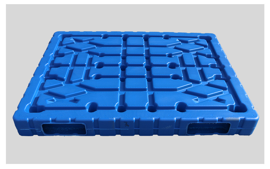 Stabile, stapelbare, wendbare, blasgeformte HDPE-Kunststoffpaletten