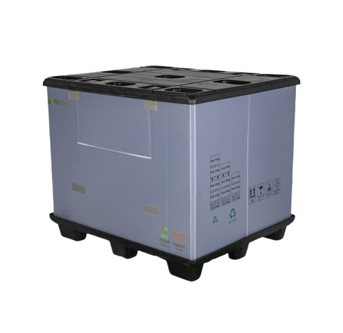 Hülsenpalettenverpackung Tecpack-Boxen 