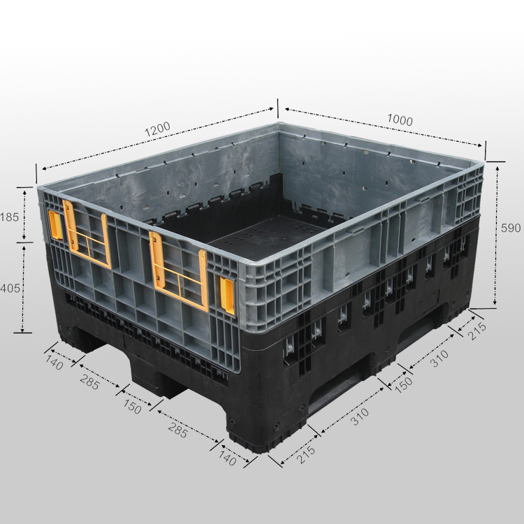 Zusammenklappbarer Palettenbehälter 1200*1000*590mm