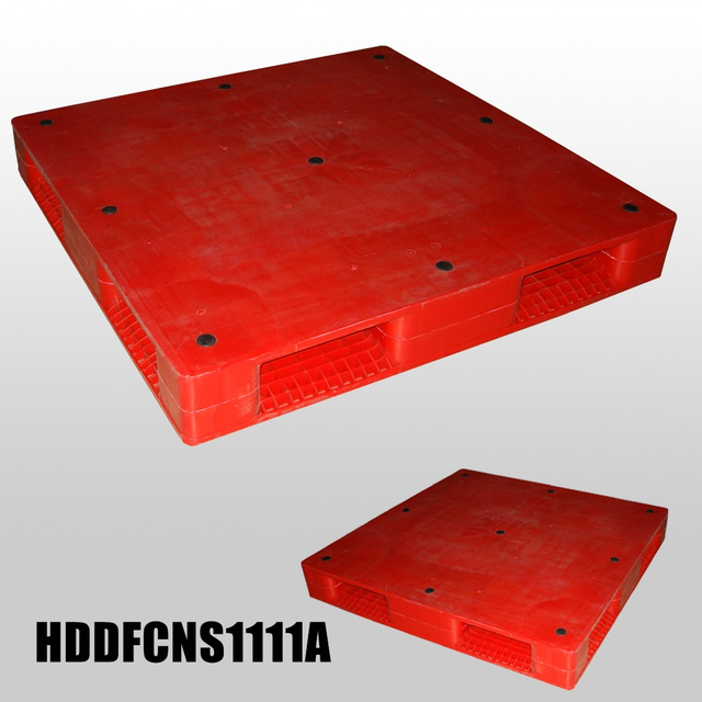  L1100*B1100*H150mm Doppelseitige Kunststoffpalette mit geschlossenem Deck