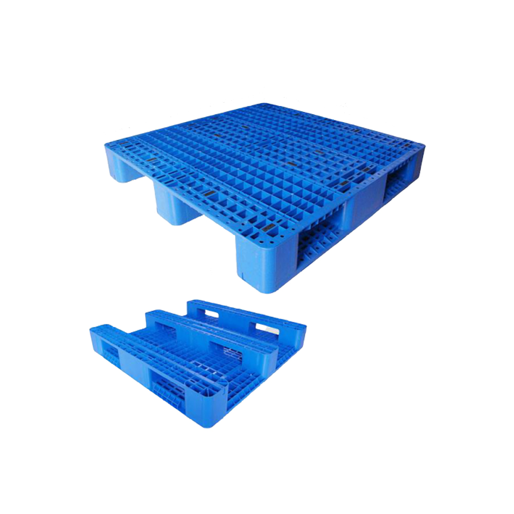 Kunststoff-Bodenpalette, 3 L&auml;ufer, Kunststoffpalette