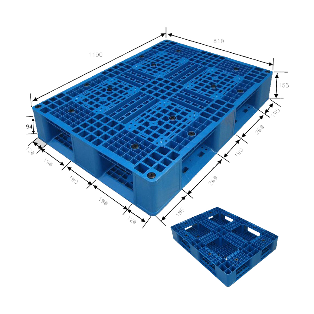 Wiederverwendbare wirtschaftliche, hygienische Kunststoffpaletten für Lagerung und Transport