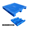 1300 x 1100 blaue HDPE-Kunststoffpalette mit offenem Deck und drei Läufern