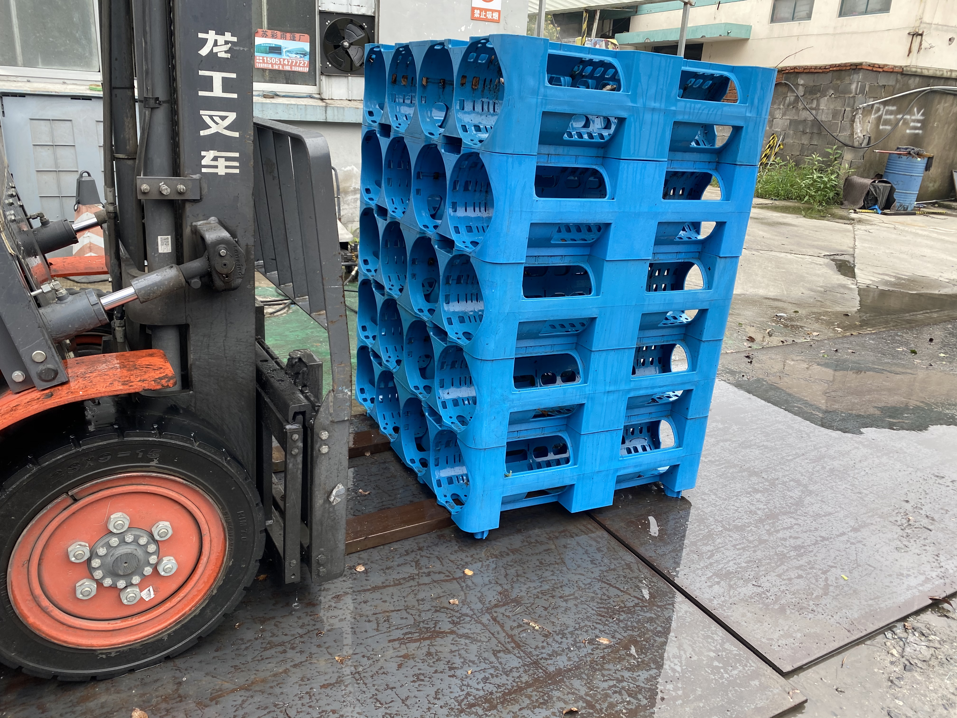 Wasser 5-Flasche-Gallonen-Wasserflaschenpaletten Türkei Kunststoffeimerpalette