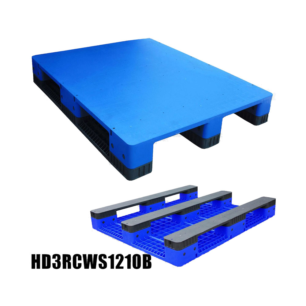 1200*1000 Hartplastikpaletten mit drei Kufen schließen das Deck
