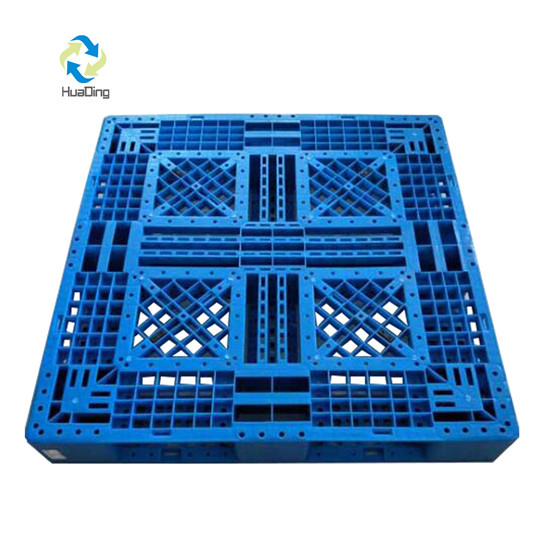 1100*1100 Recycling-Hochleistungs-Kunststoffpalette mit offenem Deck und vollem Umfang 