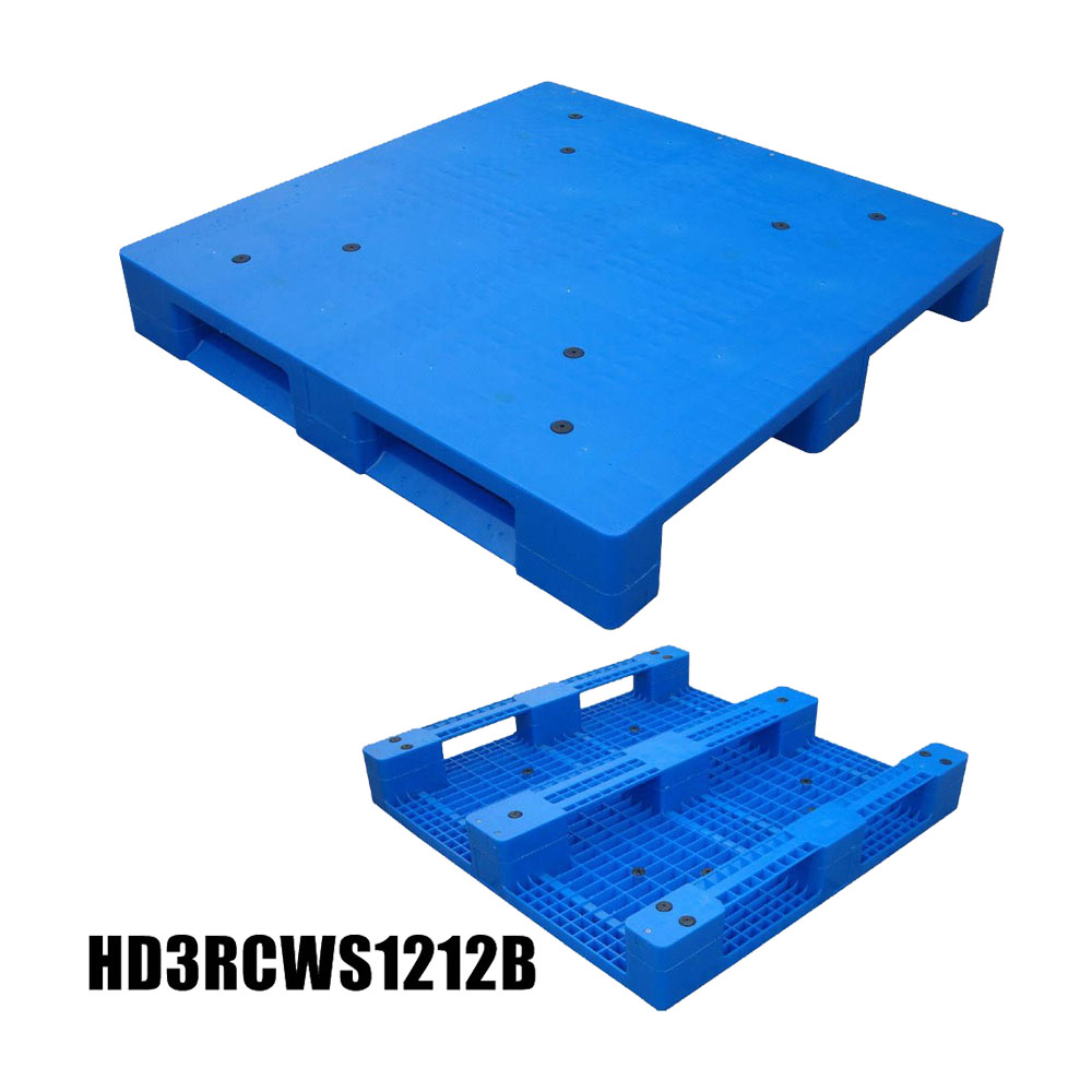 Kunststoffpalette 3-L&auml;ufer Kunststoff-Lagerpaletten
