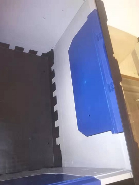 Stabiler, stapelbarer, faltbarer Palettenbehälter aus Kunststoff zur Aufbewahrung