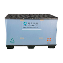 Große Kunststoff-Palettenbehälter mit Türen