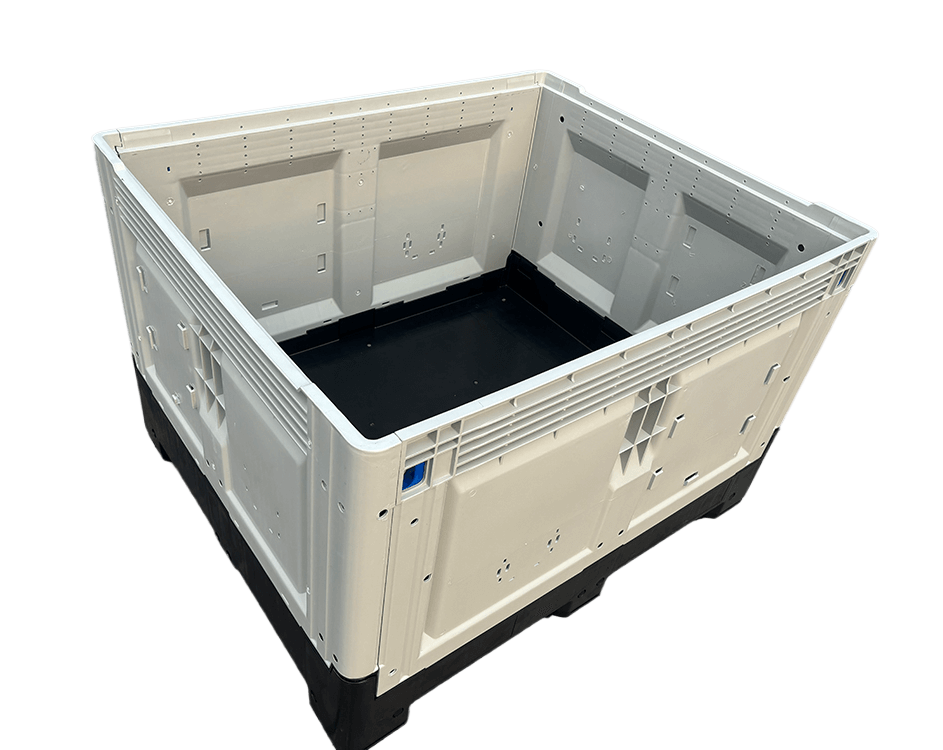 1200 x 1000 x 760 PP, faltbarer Kunststoff-Palettenbehälter für hygienische Lagerung