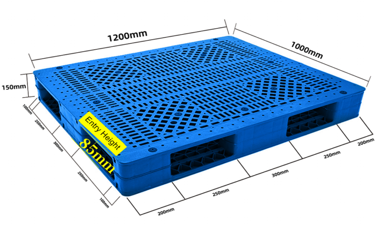 Gitterpalette in Euro-Standardgröße