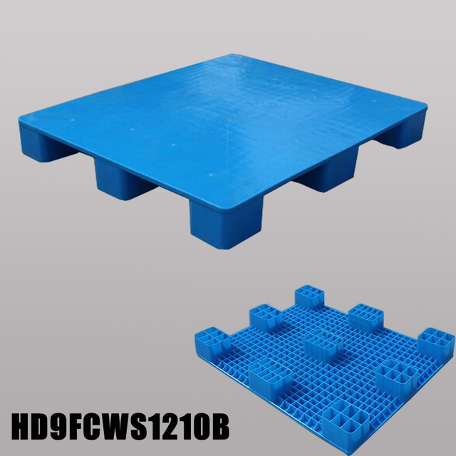 1200 x 1000 Economy HDPE-Kunststoffpaletten mit fester Oberseite f&uuml;r mittlere Beanspruchung