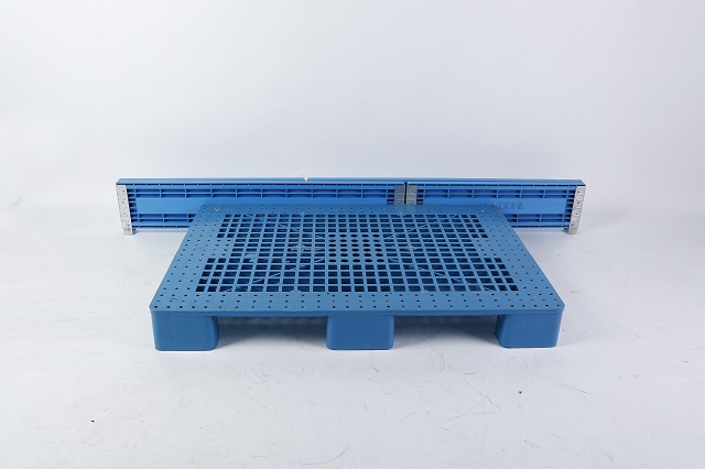 Starrer, stapelbarer, zusammenklappbarer Kunststoff-Palettenrahmen-Packbehälter