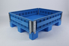 1200 x 1000 ma&szlig;geschneiderte, zusammenklappbare Kunststoff-Aufbewahrungsbox f&uuml;r Palettenaufs&auml;tze