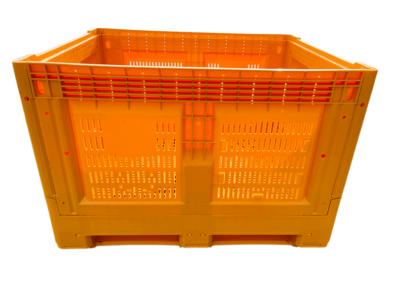 Faltbare, belüftete Obst- und Gemüse-Aufbewahrungsbehälter aus Kunststoffpaletten