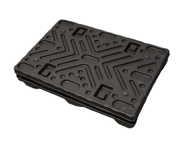 1200 x 800 Automobil-Kunststoffhüllen-Aufbewahrungsbox für Paletten