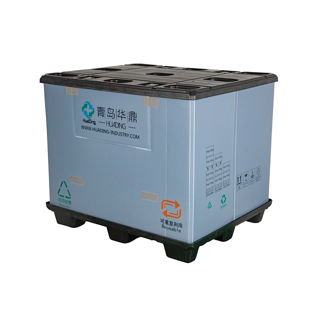 1200 x 1000 zusammenklappbarer Kunststoff-Palettenhüllen-Packbehälter