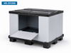 1200 x 800 spritzgegossener Sleeve-Packbeh&auml;lter mit 3 L&auml;ufern