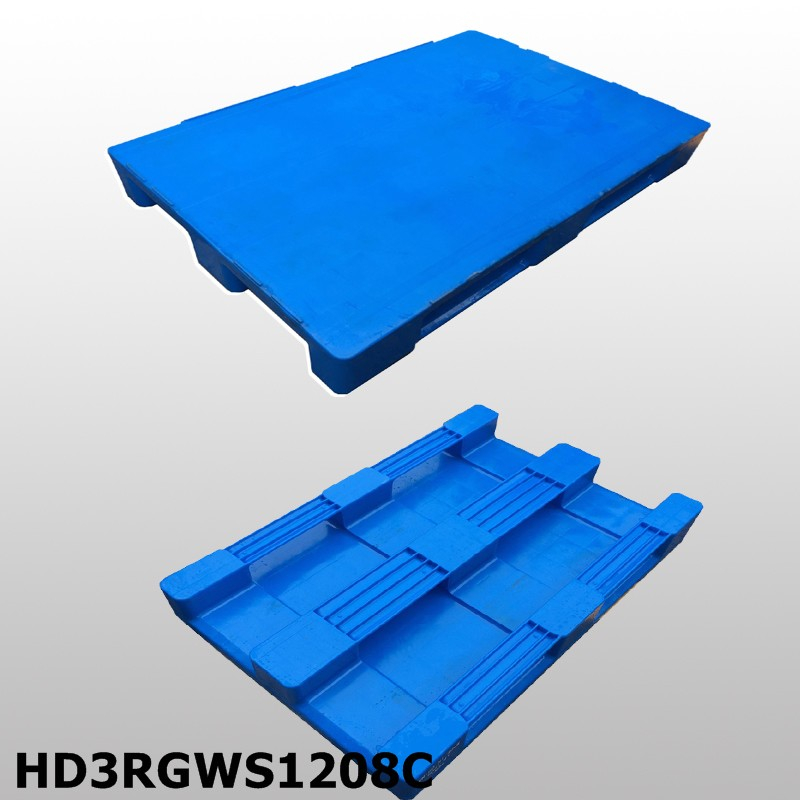 1200*800*150 mm Kunststoffpaletten mit 3 Kufen und glatter Oberfläche
