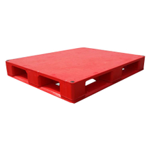 Rote, hygienische Polypropylen-Euro-Kunststoffpaletten mit flacher Oberseite