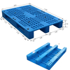 1200*800 Drei-Läufer-HDPE-Kunststoffpalette in Blau