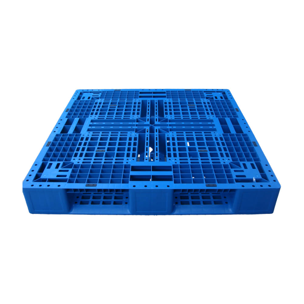 Kunststoffpalette, robuste, stahlverst&auml;rkte Kunststoffpalette