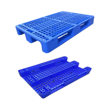 1200 x 800 einseitige Euro-Lagerpalette aus Kunststoff mit drei Kufen