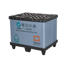 800*600 faltbare Kunststoff-Palettenbox mit Aufbewahrungshülle