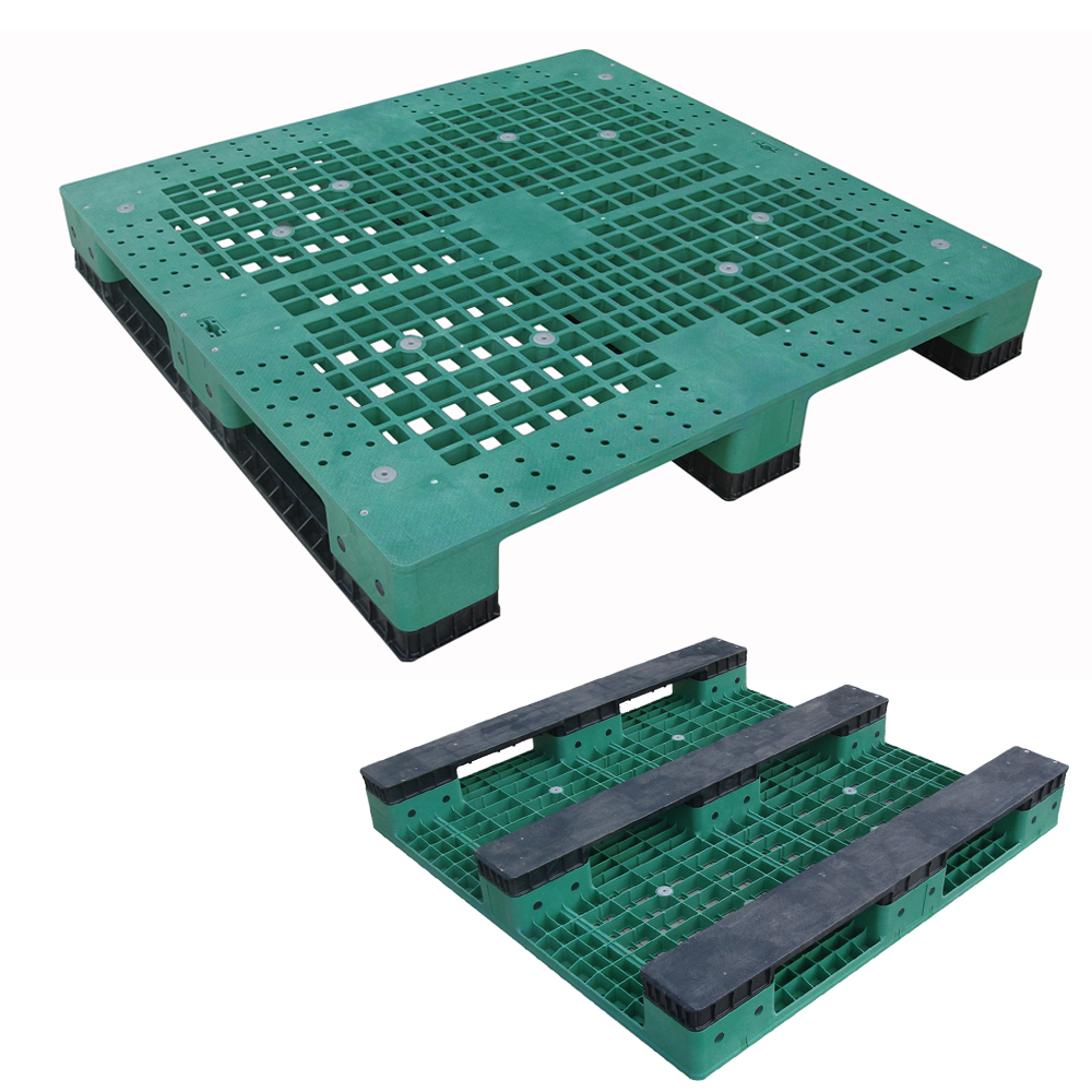 1200 x 1200 grüne FDA-Kunststoff-Getränkepaletten für die Automatisierung