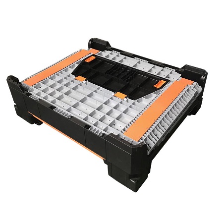 Industrielle zusammenklappbare Kunststoffpalettenbox